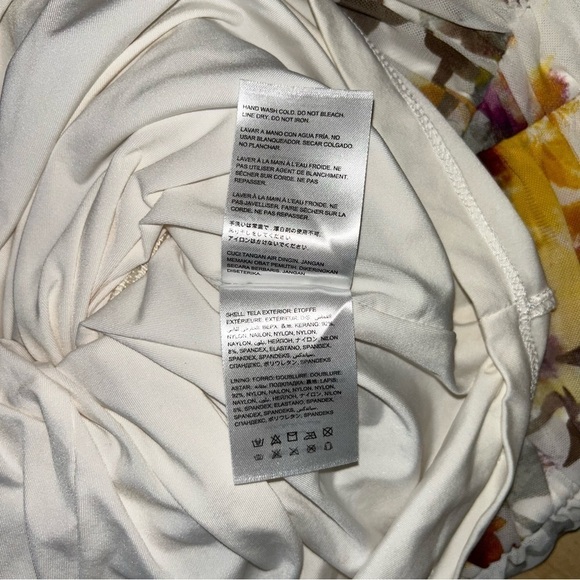 bebe 'Garden Spell' Ruched Mini Dress/XSmall - Picture 9 of 10